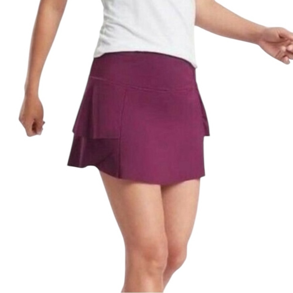 Athleta Momentum Skort Beach Plum Activewear Size XS